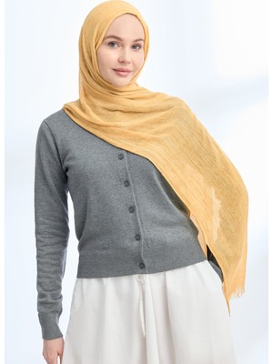 Armanda Organic Touch Viskoz Şal- 3601-1169 Tatlı Sarı