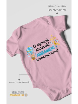 Morivo Kids Anneanneye Özel Kısa Kollu Bebek Body %100 Pamuk