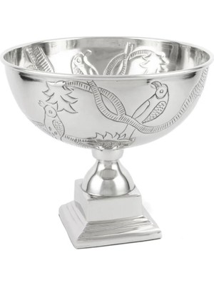 Mikasa Moor Silver Ayaklı Metal Kase 30X29CM