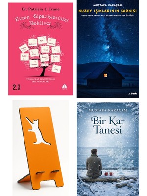 Pupa Yayınları Evren Siparişlerinizi Bekliyor - Patricia J. Crane + Kuzey Işıklarının Şarkısı + Telefon Tutucu + Bir Kar Tanesi