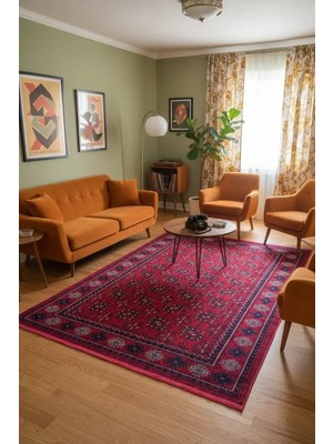 Fenomen Carpet Afgan Koleksiyonu Kök Boyalı Geleneksel Vintage Halı