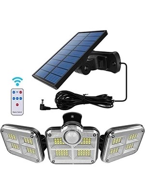 Epilons Solar Panelli Uzaktan Kumandalı 122 LED Bahçe Aydınlatması