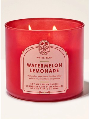 Bath & Body Works Watermelon Lemonade Büyük Mum 411 G