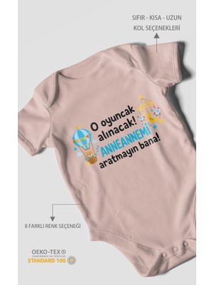 Morivo Kids Anneanneye Özel Kısa Kollu Bebek Body %100 Pamuk