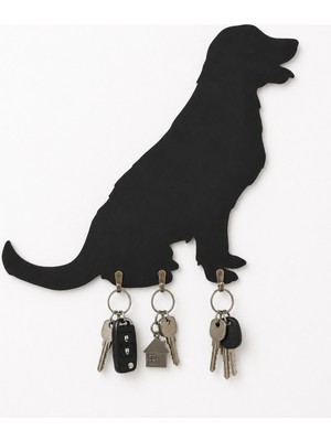 Marlith Home Anahtar Askısı Sevimli Köpek Desenli 3 Kancalı