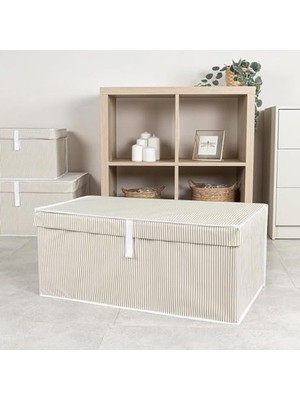 Die Grup Kapaklı Büyük Boy Organizer, Katlanabilir ve Dayanıklı Saklama Kutusu, 70X40X30 cm