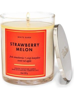Bath & Body Works Strawberry Melon Orta Boy Mum 227 G
