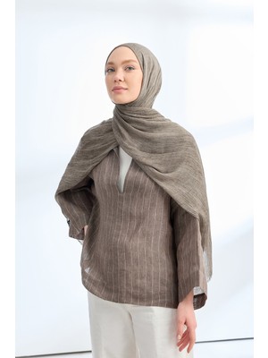 Armanda Organic Touch Viskoz Şal- 3601-1171 Kül