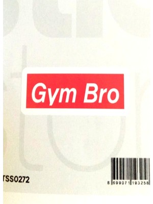 Ekstrafix The Sticker Story Gym Bro TSS0272 Kişileştirme Stickerı - 2 Adet