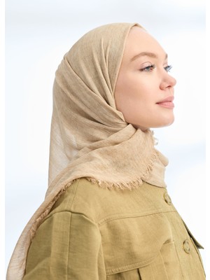 Armanda Organic Touch Viskoz Şal- 3601-30 Bej