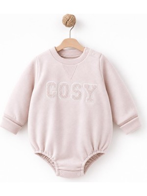 BabyCosy Organic Wear Uzun Kollu Oversıze Badi, %47 Pamuk - %47 Modal  %6 Elastan, CSY8034