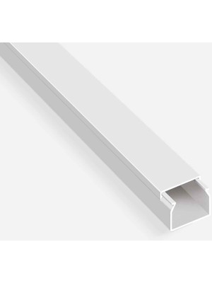 Mutlusan Kablo Kanalı 2m Beyaz 40X40 mm (8'li Paket)