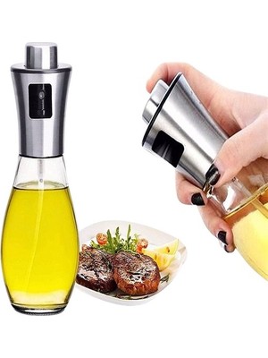 Çok Amaçlı Spreyli Sızdırmaz Cam Şişe Yağdanlık Limon Sirke Sos Püskürtücü Dağıtıcı Sprey