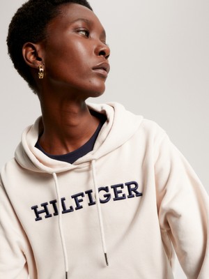 Tommy Hilfiger Reg Monotype Emb Hoodıe