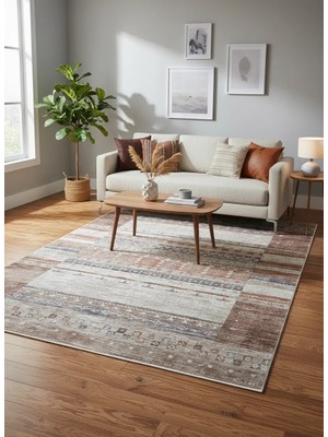 Fenomen Carpet Otantik Koleksiyonu Yumuşak Dokulu Eskitme Vintage Halı