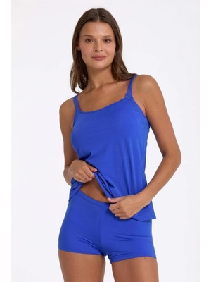 Argento Kadın Büyük Beden Sax Şortlu Tankini C4T0N033600