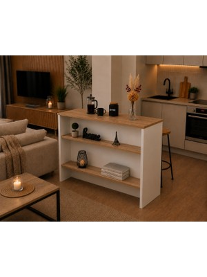 T Designo Figa Mutfak Adası - Mutfak MASASI-120 cm