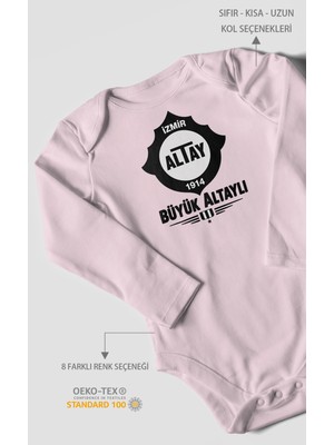 Morivo Kids Büyük Altaylı! Altayspor Uzun Kollu Çıtçıtlı Bebek Body