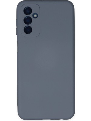 Spt-Gld Newface  Galaxy M23 Kılıf Nano Içi Kadife Silikon - Gri