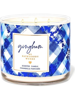Bath & Body Works Gingham Büyük Mum 411 G