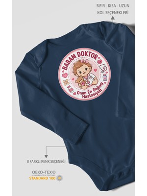 Morivo Kids Babaya Özel Uzun Kollu Bebek Body %100 Pamuk