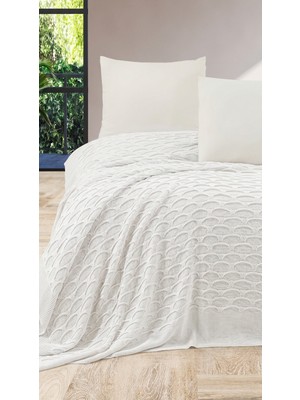 Doux Home Collection Doux Home Dilara Desen Triko Yatak Örtüsü 220 x 240