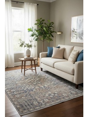 Fenomen Carpet Otantik Koleksiyonu Yumuşak Dokulu Eskitme Vintage Halı