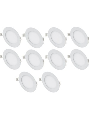 Cata 10 Adet 9 Watt Slim LED Panel Gün Işığı Metal Kasa