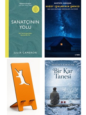 Butik Sanatçının Yolu - Julia Cameron + Kuzey Işıklarının Şarkısı + Telefon Tutucu + Bir Kar Tanesi