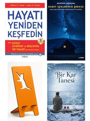 Psikonet Yayınları Hayatı Yeniden Keşfedin - Jeffrey E. Young + Kuzey Işıklarının Şarkısı + Telefon Tutucu + Bir Kar Tanesi