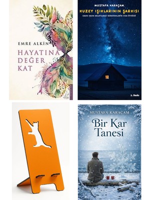 Destek Yayınları Hayatına Değer Kat - Emre Alkin + Kuzey Işıklarının Şarkısı + Telefon Tutucu + Bir Kar Tanesi