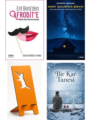 Ceres Yayınları Eril Beril'den Afrodit'e-Modern Kadının Dişil Ö... - Gülen Gündüz Yılmaz + Kuzey Işıklarının Şarkısı + Telefon Tutucu + Bir Kar Tanesi