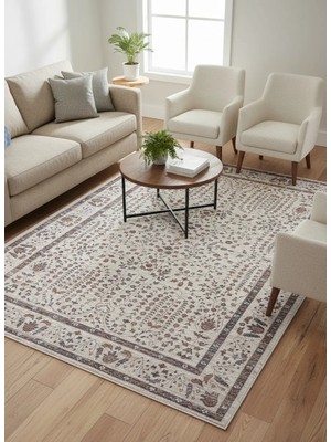 Fenomen Carpet Otantik Koleksiyonu Yumuşak Dokulu Eskitme Vintage Halı