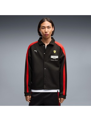 Puma Ferrari T7 Track Erkek Siyah Ceket (637055-01)
