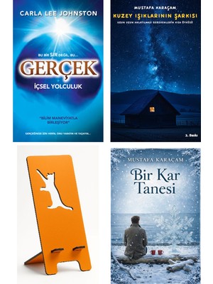 Butik Gerçek - Içsel Yolculuk - Carla Lee Johnston + Kuzey Işıklarının Şarkısı + Telefon Tutucu + Bir Kar Tanesi