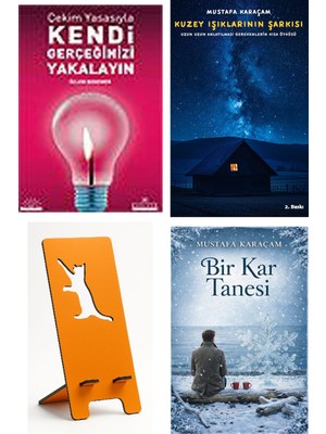 Kariyer Yayınları Çekim Yasasıyla Kendi Gerçeğinizi Yakalayın - Özlem Bodemer + Kuzey Işıklarının Şarkısı + Telefon Tutucu + Bir Kar Tanesi