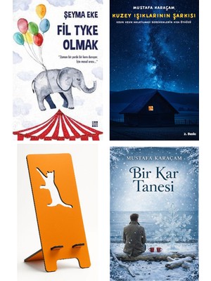 Dokuz Yayınları Fil Tyke Olmak - Şeyma Eke + Kuzey Işıklarının Şarkısı + Telefon Tutucu + Bir Kar Tanesi