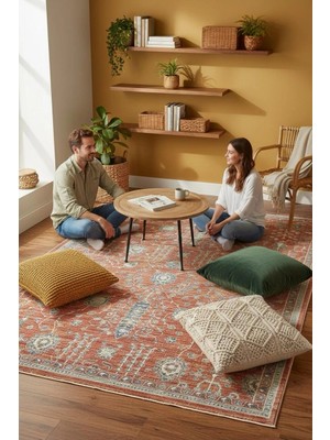 Fenomen Carpet Otantik Koleksiyonu Yumuşak Dokulu Eskitme Vintage Halı
