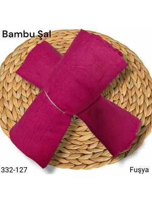Lady Coco Bambu Kraş Şal (Fuşya) 332-127