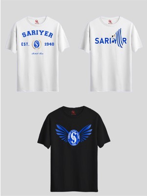 Rabona Fashion Sarıyer Taraftar 3'lü T-Shirt Seti