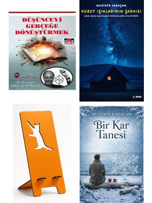 Butik Düşünceyi Gerçeğe Dönüştürmek - Fred Alan Wolf + Kuzey Işıklarının Şarkısı + Telefon Tutucu + Bir Kar Tanesi