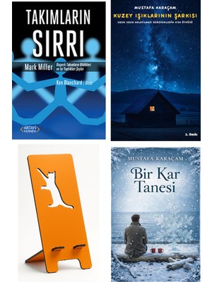 Arıtan Yayınevi Takımların Sırrı - Mark Miller + Kuzey Işıklarının Şarkısı + Telefon Tutucu + Bir Kar Tanesi