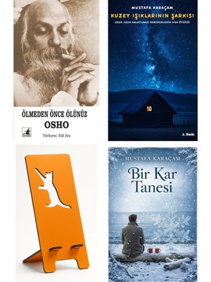 Ölmeden Önce Ölünüz - Osho + Kuzey Işıklarının Şarkısı + Telefon Tutucu + Bir Kar Tanesi