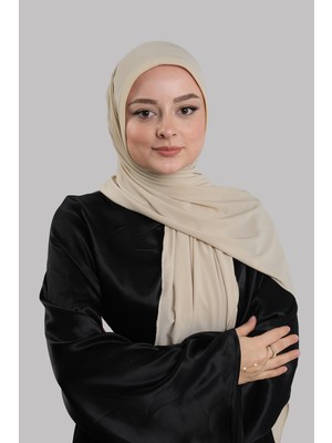 Hürrem Bone Bej Pratik Hazır Geçmeli Şal Sandy Önü Süngerli 2412_12