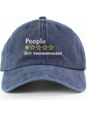 PataCute Not Recommended Yıkamalı Şapka
