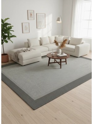 Fenomen Carpet Lotus Koleksiyonu Bordürlü Temizlenebilir Sisal Halı