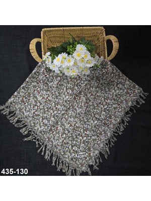 Firuze Eşarp Firuze Desenli Sökme Boncuklu Eşarp 435-130