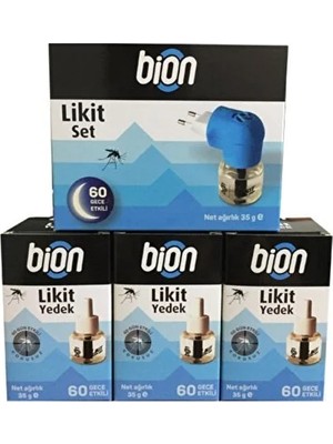 Byanes Sivrisineklere Karşı Elektro Likit Cihaz 60 Gece + 4 Likit Yedek 60 Gece