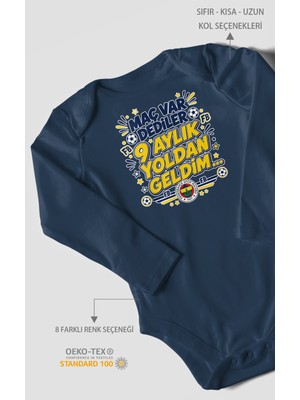 Morivo Kids Maç Var Dediler Yazılı Uzun Kollu Bebek Body %100 Pamuk