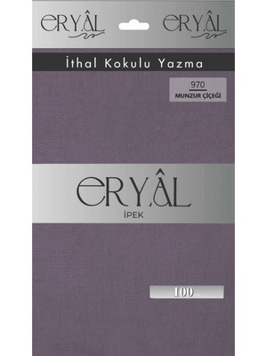 Eryal İpek Yazma Eryal Ipek Düz Renk Poşetli Oyalık Yazma 970 Munzur Çiçeği